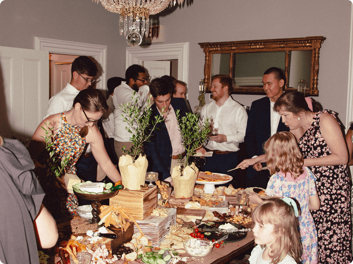 wedding guests